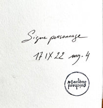 Carica l'immagine nel visualizzatore di Gallery, Signe personnage 17 IX 22-4