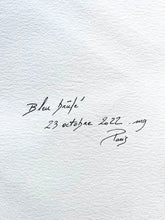 Charger l'image dans la galerie, Bleu brûlé 23X22